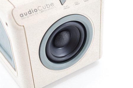 audio cube portable wood 10t