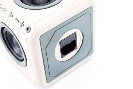 audio cube portable wood 15t