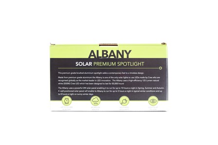 albany solar spotlight 3t