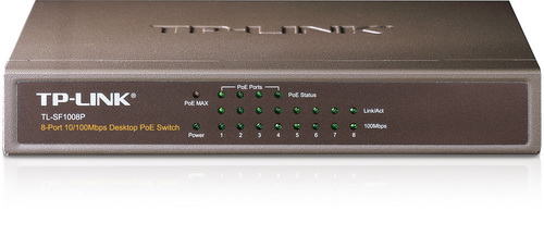 TP-LINK TL-SF1008P 8-port 10/100Mbps Desktop PoE switch