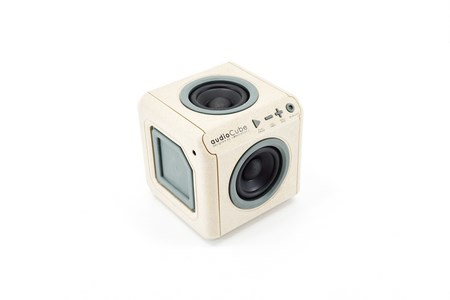 audio cube portable wood 6t