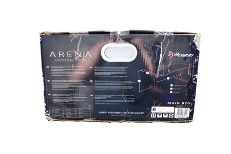 arozzi arena gaming desk 3t