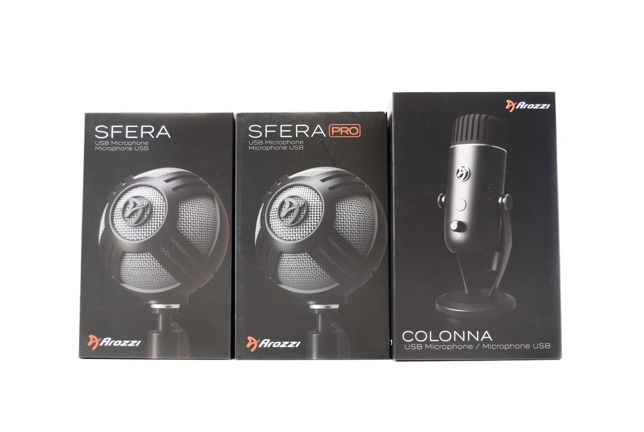 Arozzi Sfera, Pro & USB Microphones Review