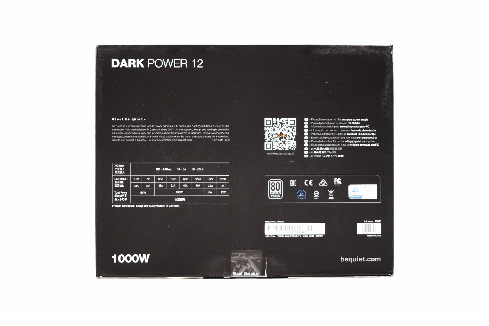 be quiet! Dark Power 12 1000W Power Supply Unit Review