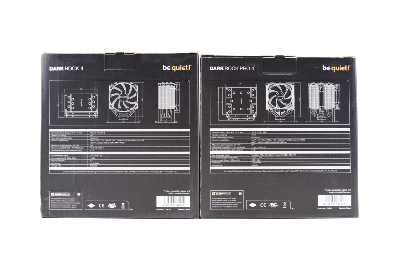 Be Quiet Dark Rock 4 Dark Rock Pro 4 Cpu Coolers Review