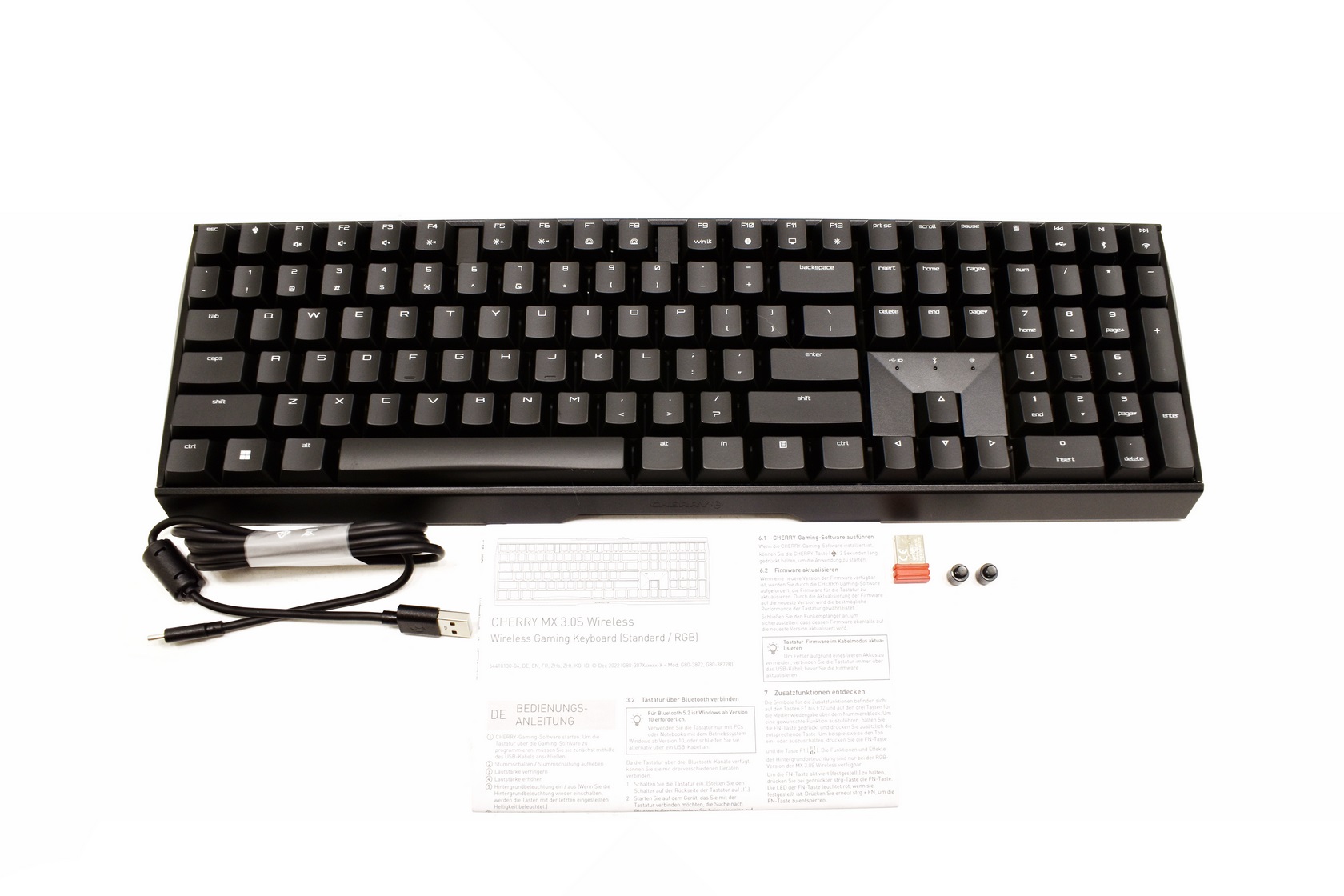 Cherry MX 3.0S Wireless RGB Full Size Mechanical Gaming Keyboard