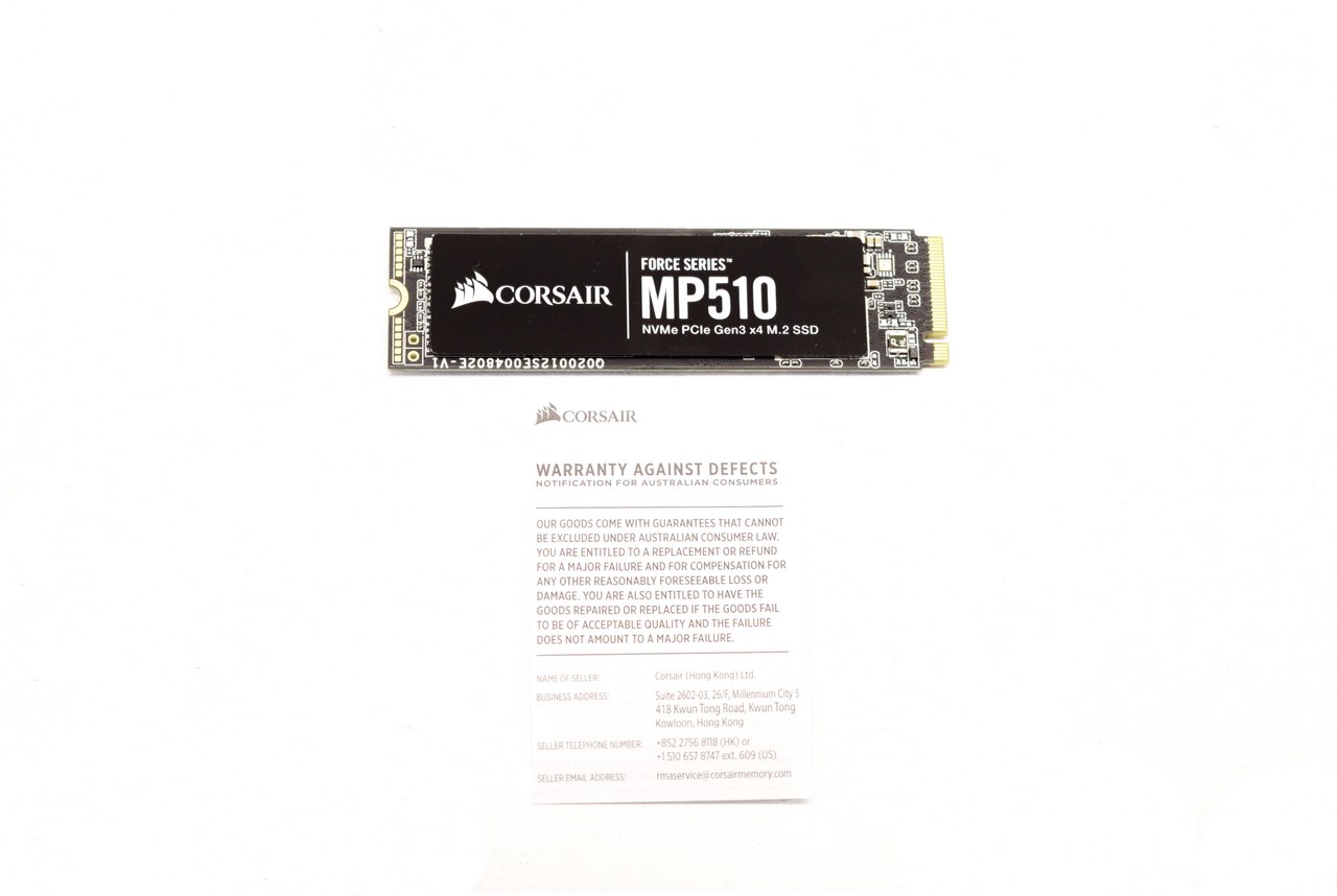 CORSAIR Force Series MP510 960GB NVMe PCIe M.2 SSD Review