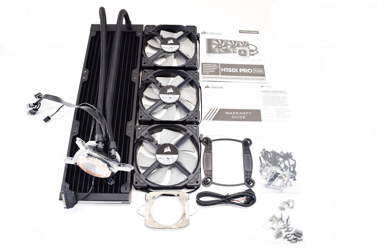 Corsair hydro series h150i pro rgb 360mm liquid cpu cooler clearance