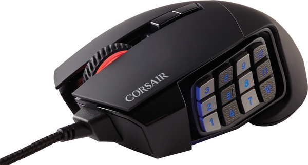 CORSAIR Scimitar RGB Elite MOBA MMO Gaming Mouse Review