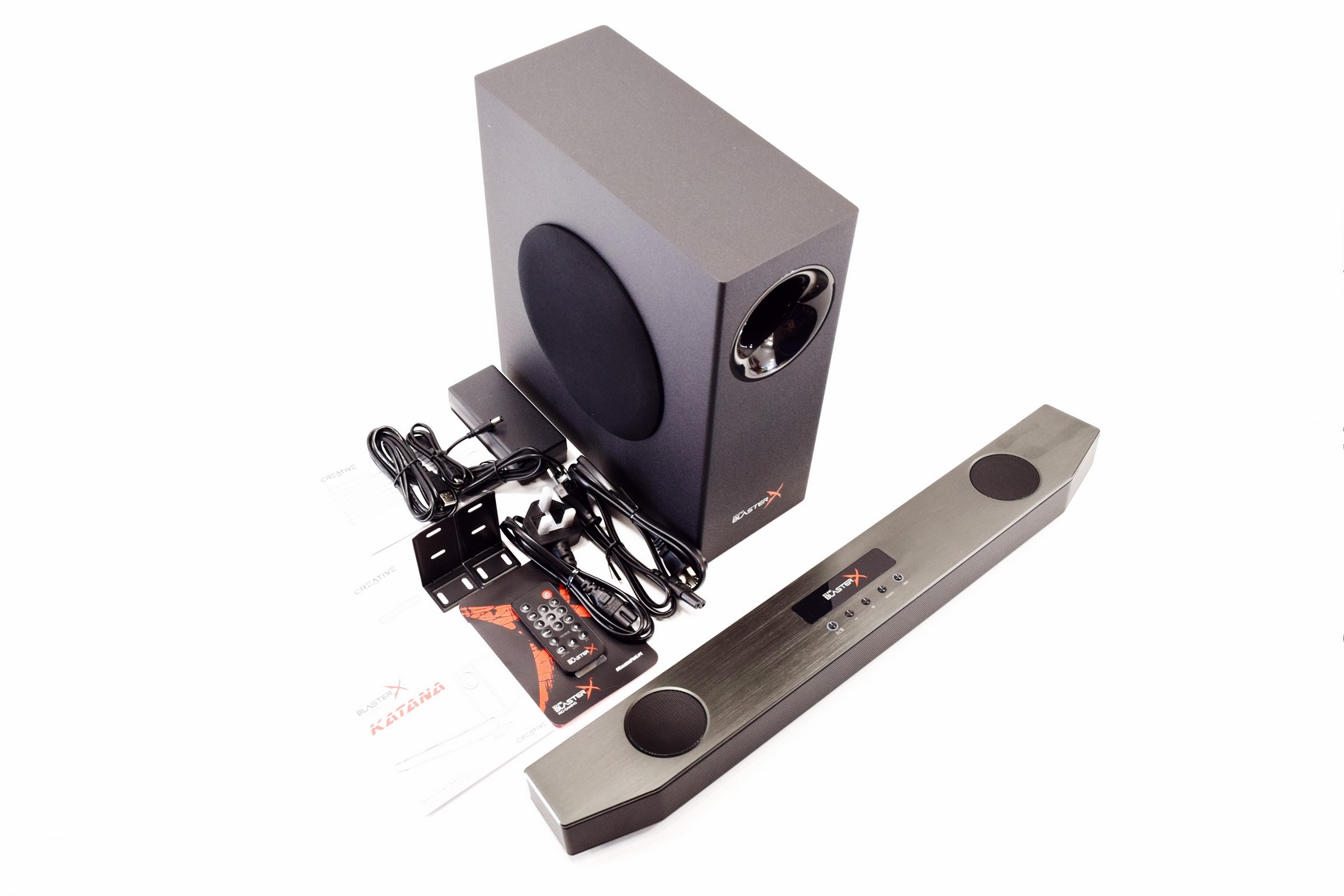 reservedele Begravelse Mathis Creative Sound BlasterX Katana Customizable 24-Bit Hi-Res Gaming  Under-Monitor Sound System Review