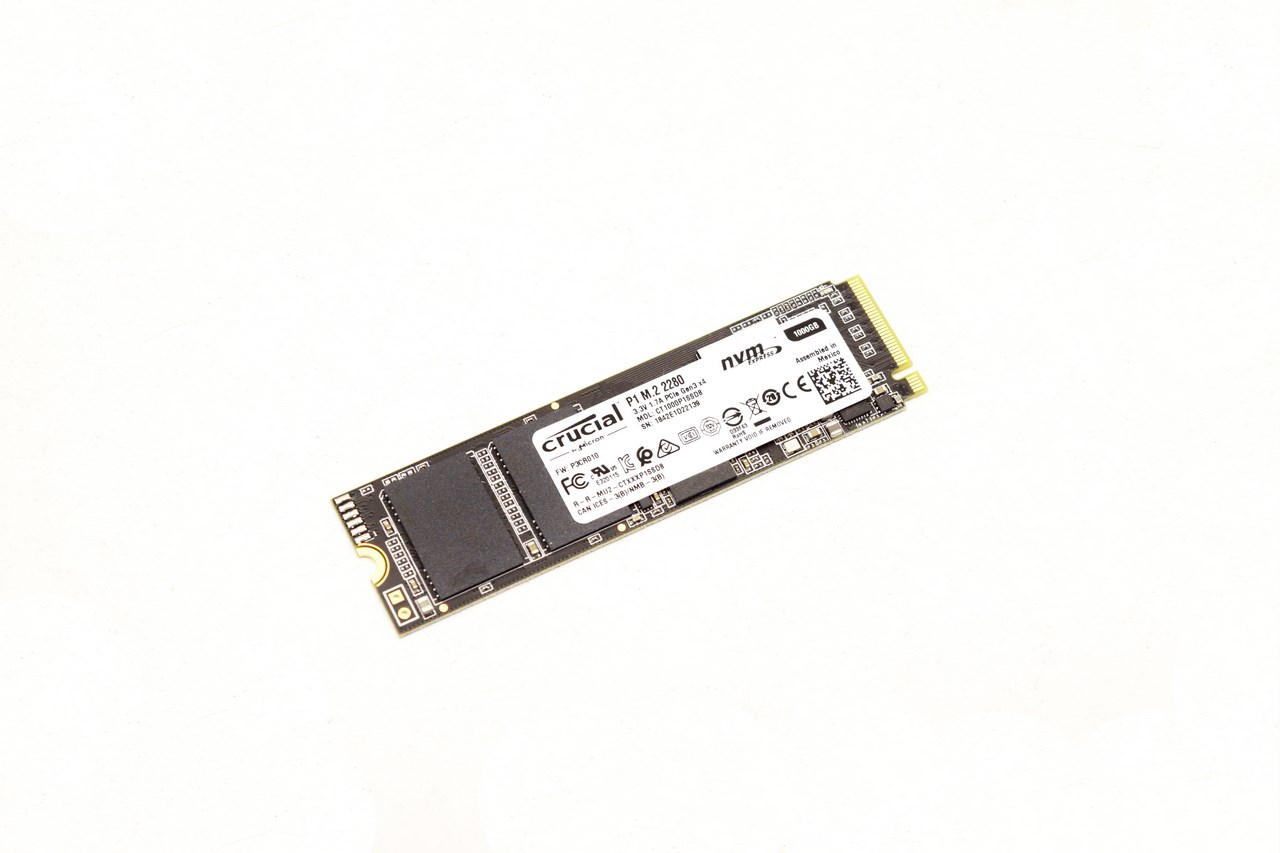 CRUCIAL - Disque Dur SSD P1 M.2 PCIe NVMe 1 To