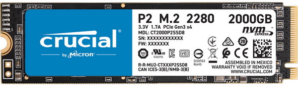 Crucial P2 NVMe SSD Review (2TB) 