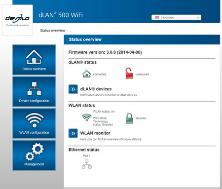 Devolo dlan 500 wifi firmware update