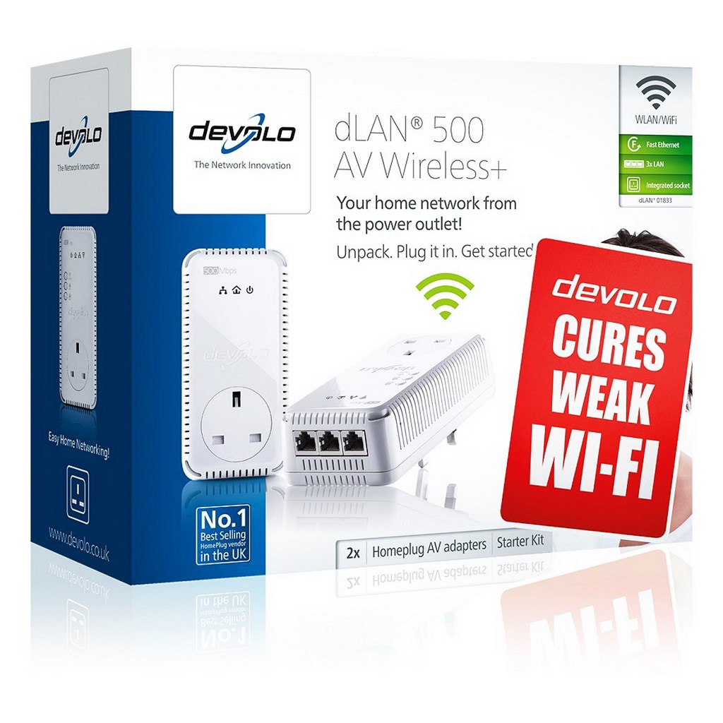 Devolo dLan 500 AV Wireless+ - CPL sur Son-Vidéo.com