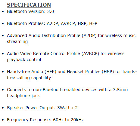 specs