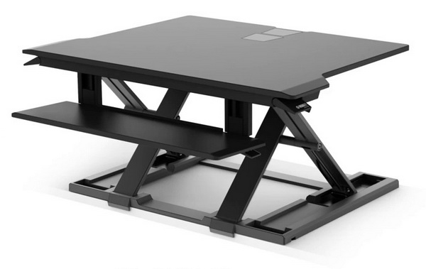 Sit-Stand Desk Converter  WorkFit-TX Height-Adjustable Workstation