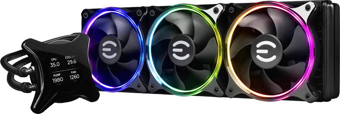 EVGA CLCx 360 AIO CPU Liquid Cooler With LCD Display Review