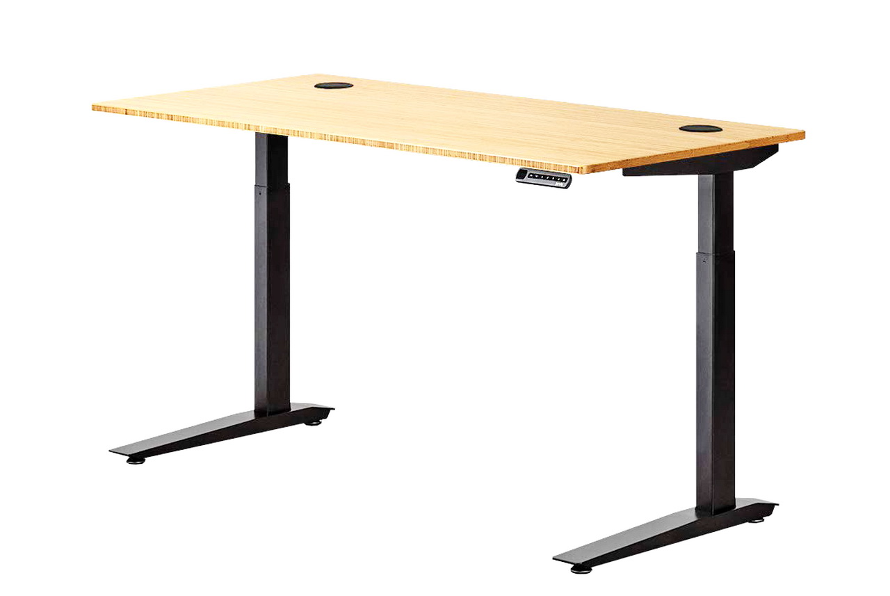 Jarvis dark bamboo standing desk sales