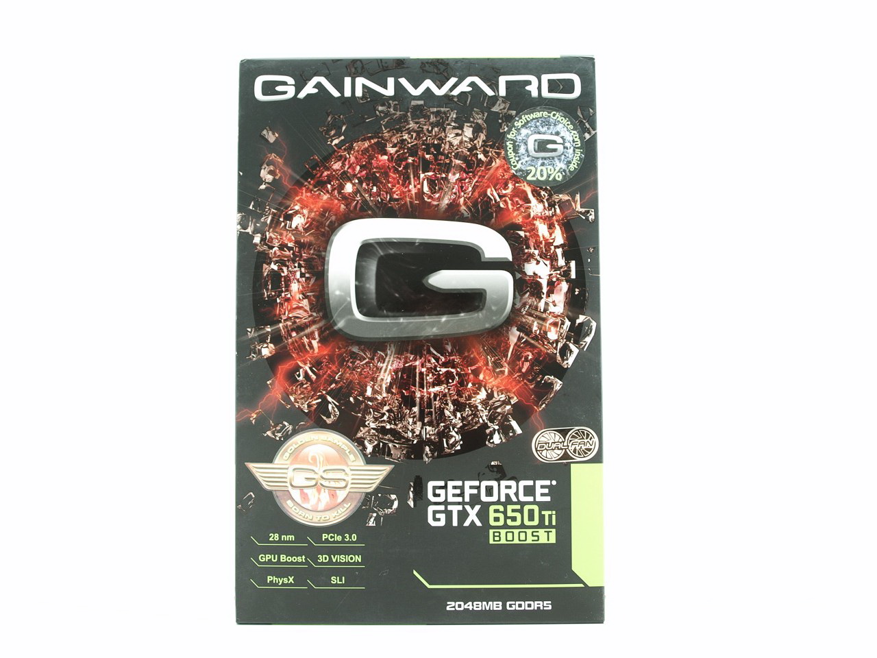Gainward GeForce GTX 650 Ti BOOST 2GB GS Review