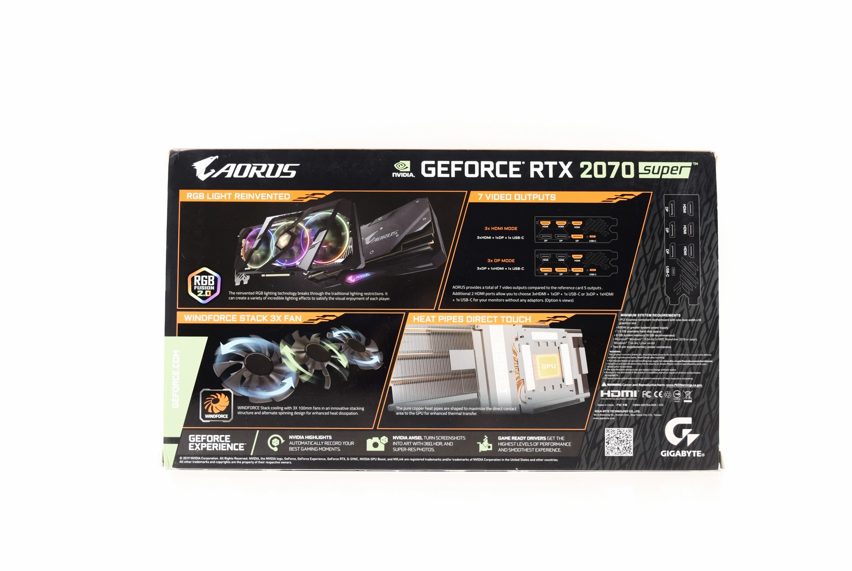 Gigabyte 2070 super new arrivals aorus