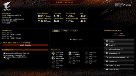 z590 aorus master bios 1t