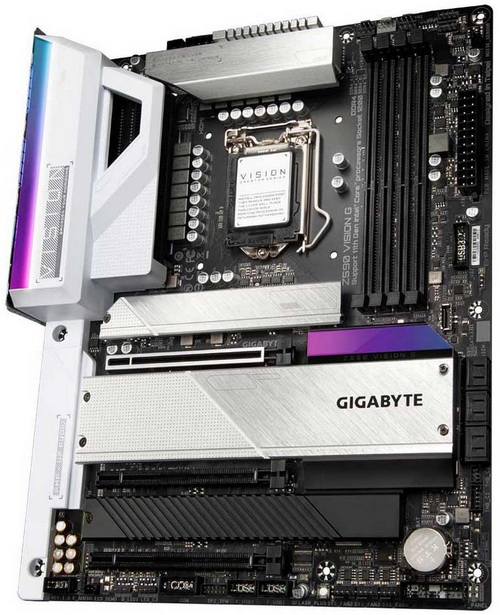 GIGABYTE Z590 Vision G Motherboard 