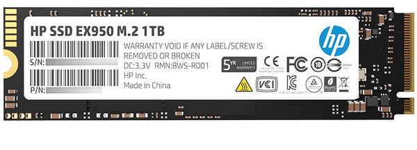 HP EX950 1TB M.2 NVMe SSD Review