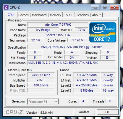 cpuz i7 3770k