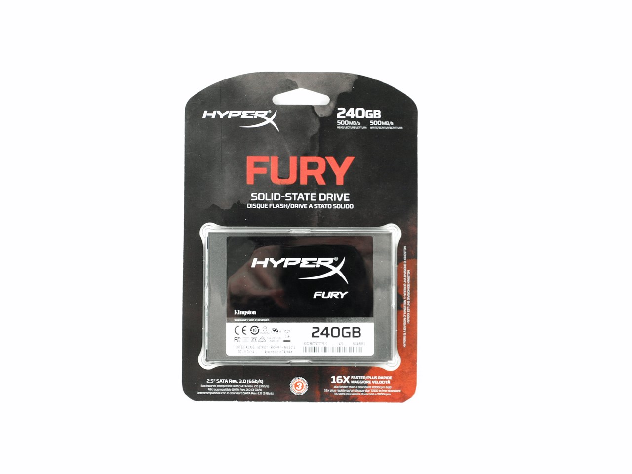 Siege Persistent Auroch Kingston HyperX FURY 240GB SSD Review