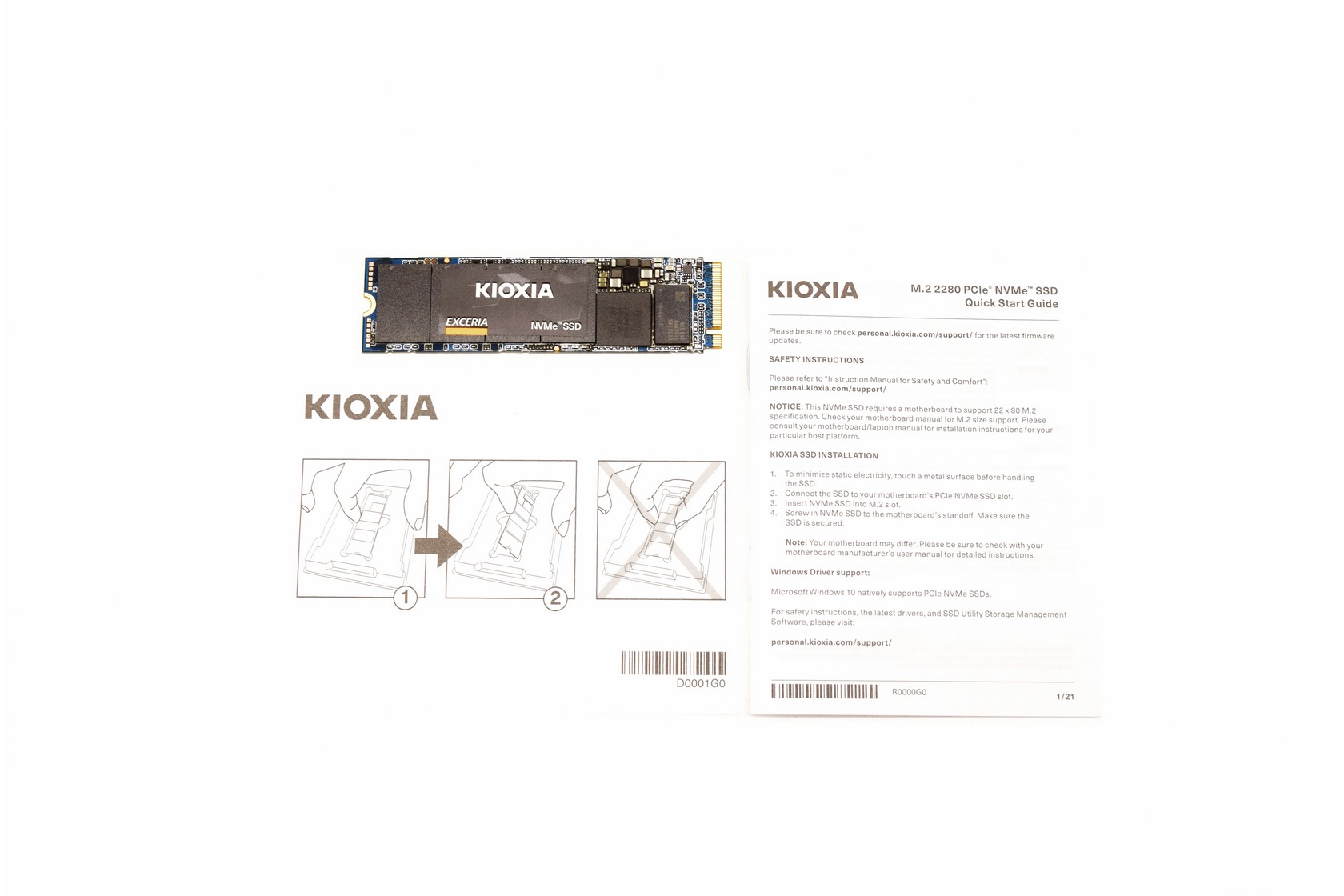 KIOXIA Exceria 1TB M.2 NVMe SSD Review KIOXIA Exceria 1TB M.2 NVMe SSD Review