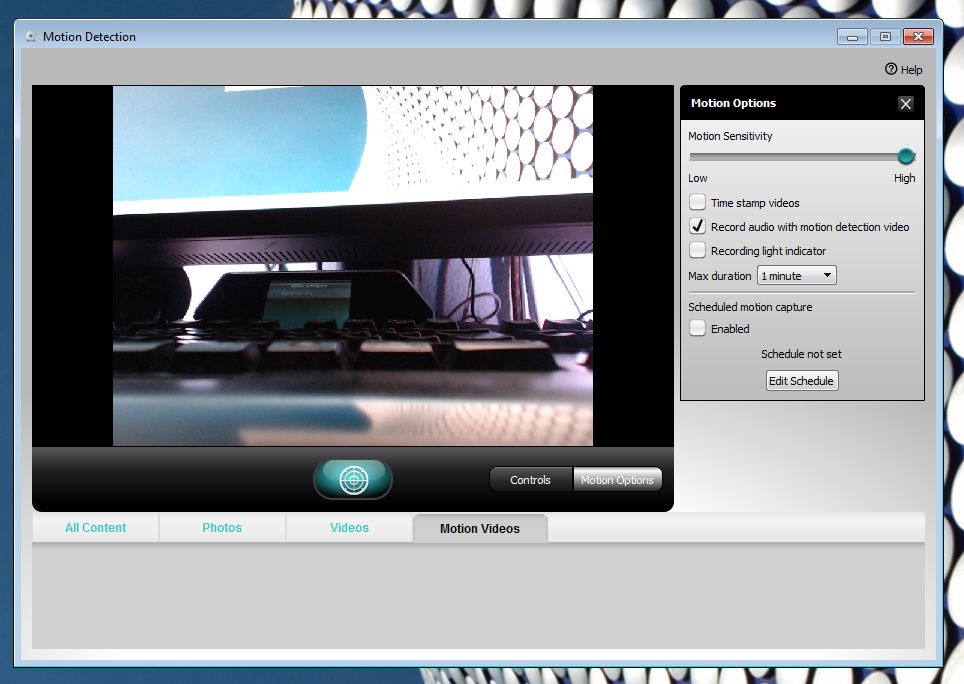 Logitech c920 motion detection 2025