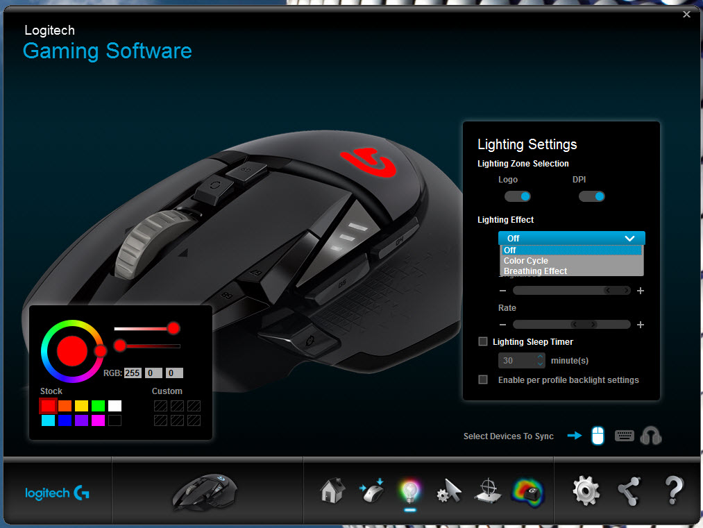 Logitech G502 Hero Mouse : How to Change DPI Settings 