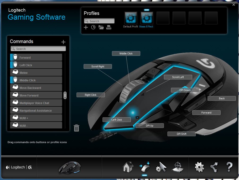 Logitech G502 Proteus Core Tunable Gaming