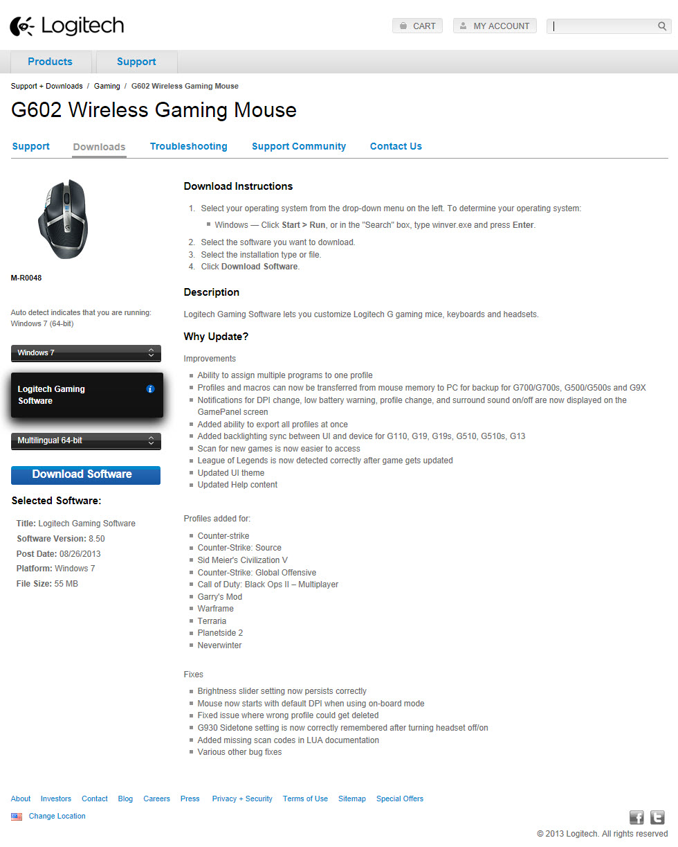Logitech G602 Wireless Gaming Review