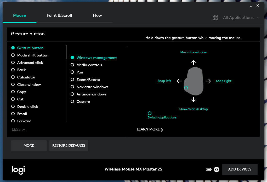 Logitech Master Wireless Mouse