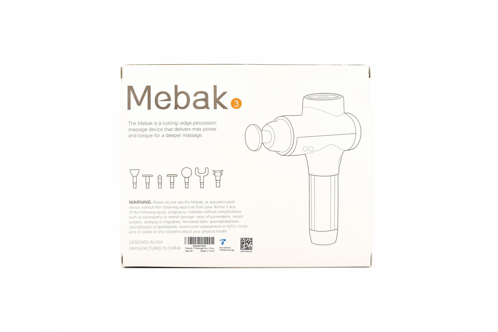 Mebak 3 Massage Gun – mebakshop