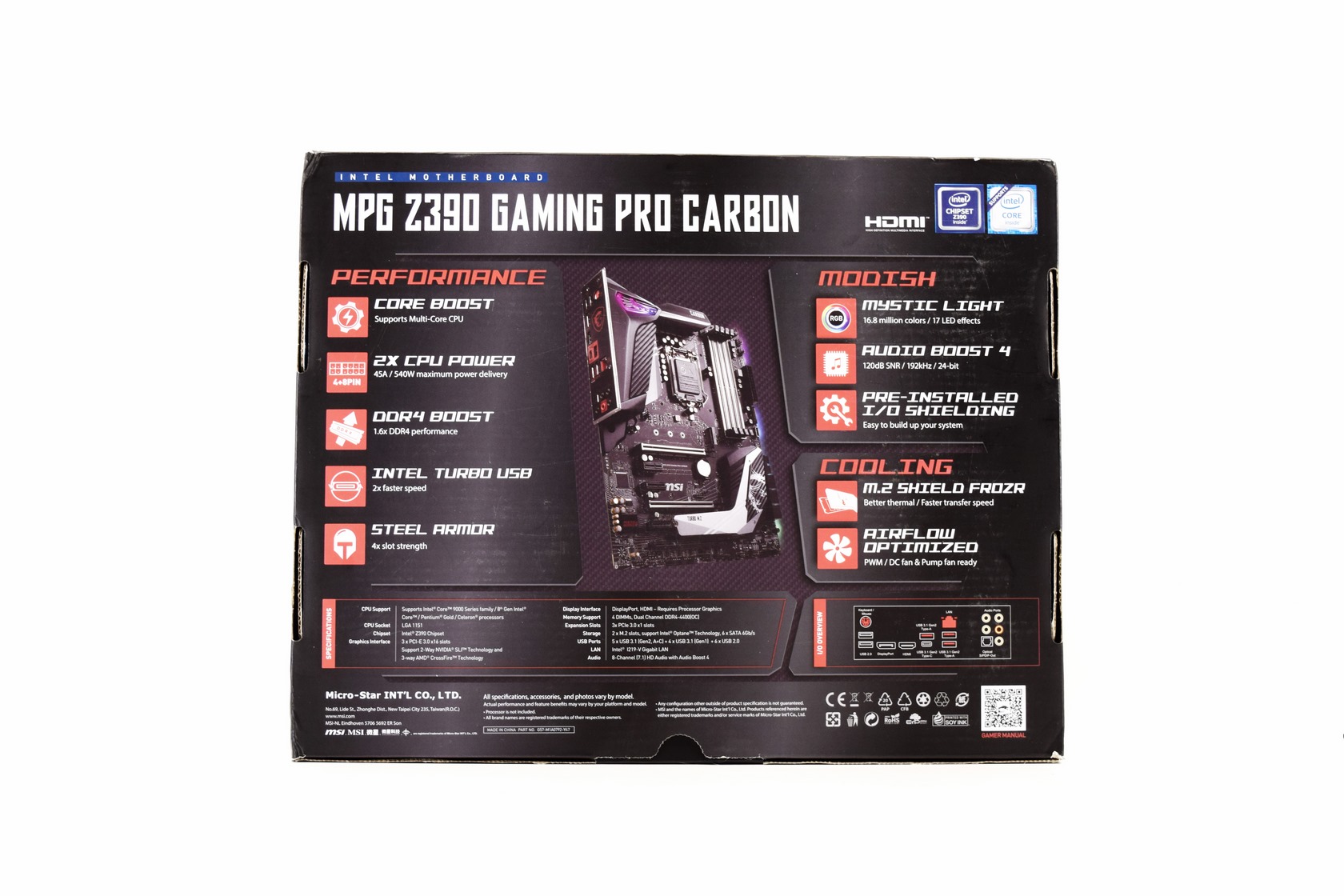 Si mpg z390 gaming pro carbon hot sale