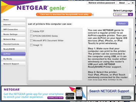 download speed netgear genie