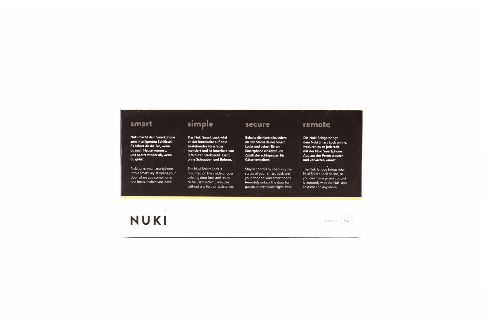 Nuki Keypad  Contact Nuki Home Solutions GmbH