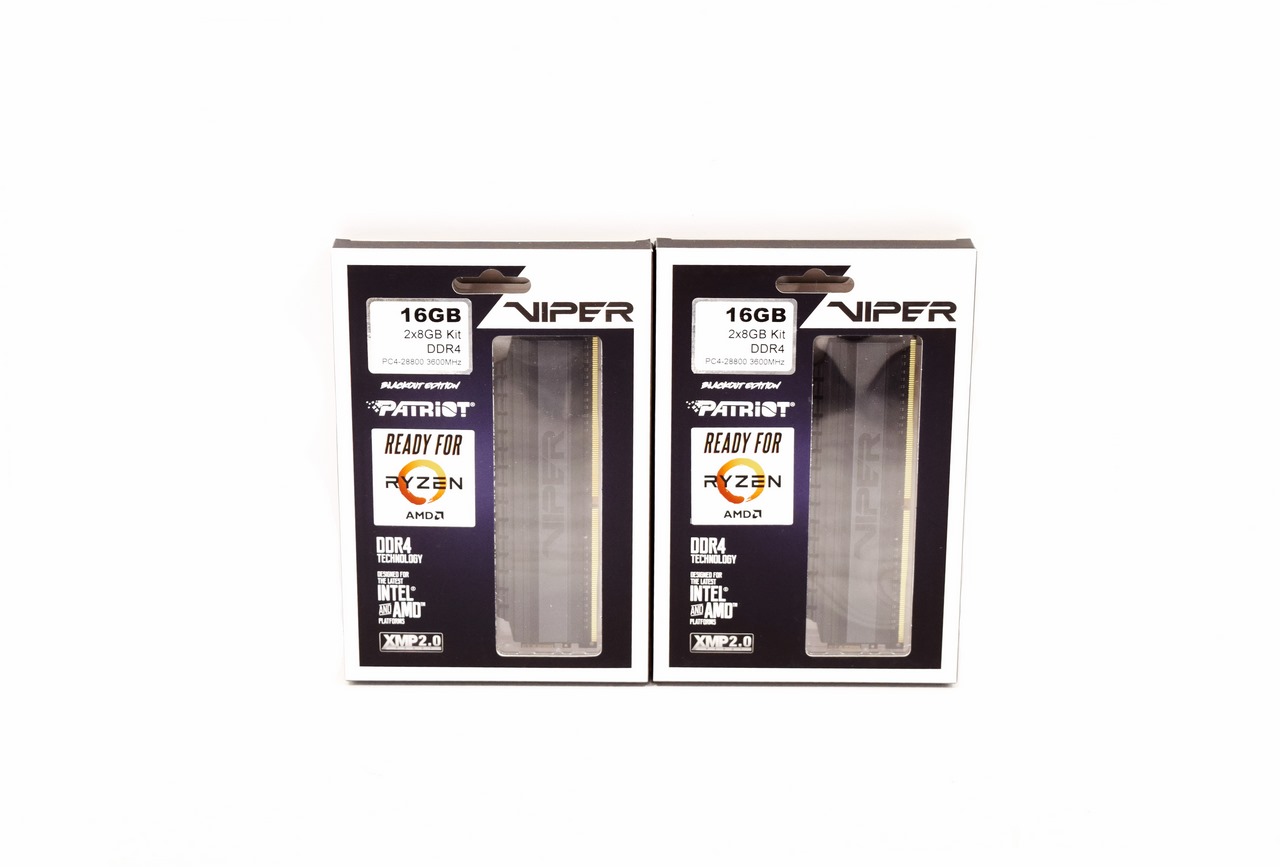 Patriot Viper 4 Blackout DDR4 32GB 3600MHZ CL17 Quad-Channel Kit