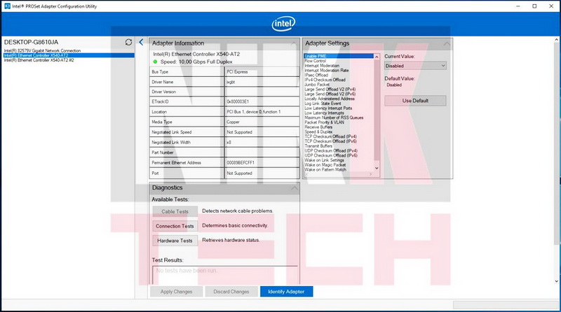 x540 driver page