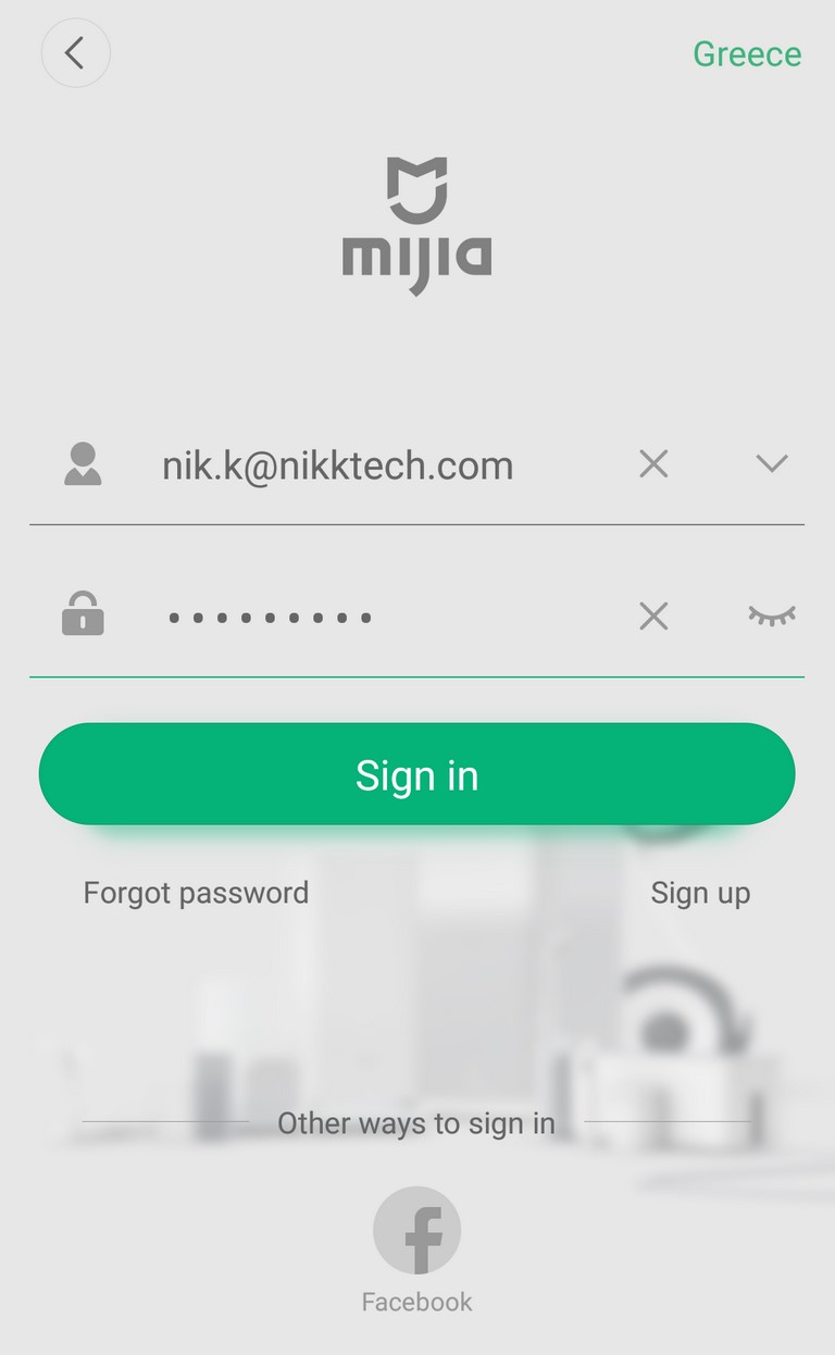 Mi account login