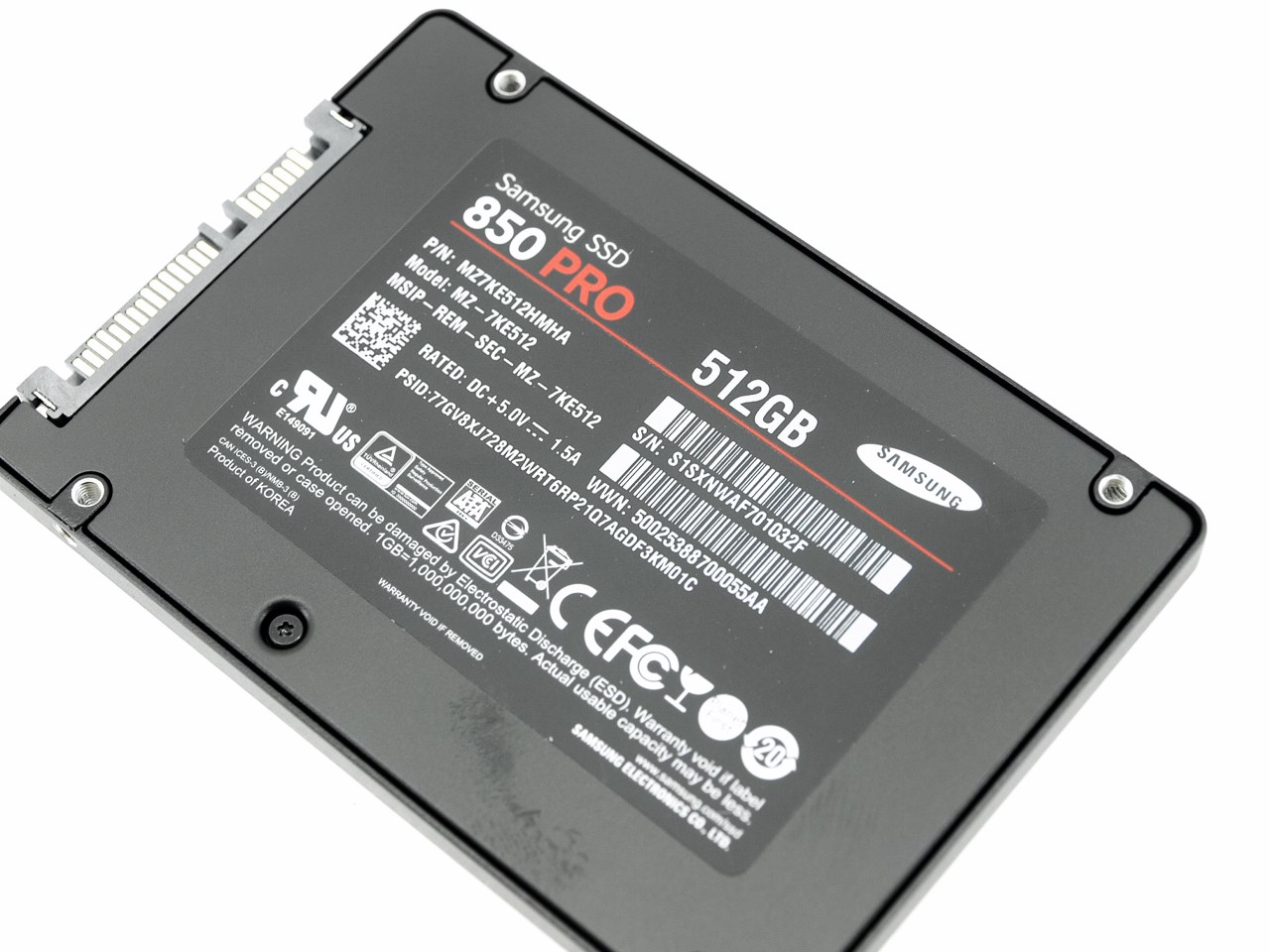Ssd samsung online 850 pro 512gb