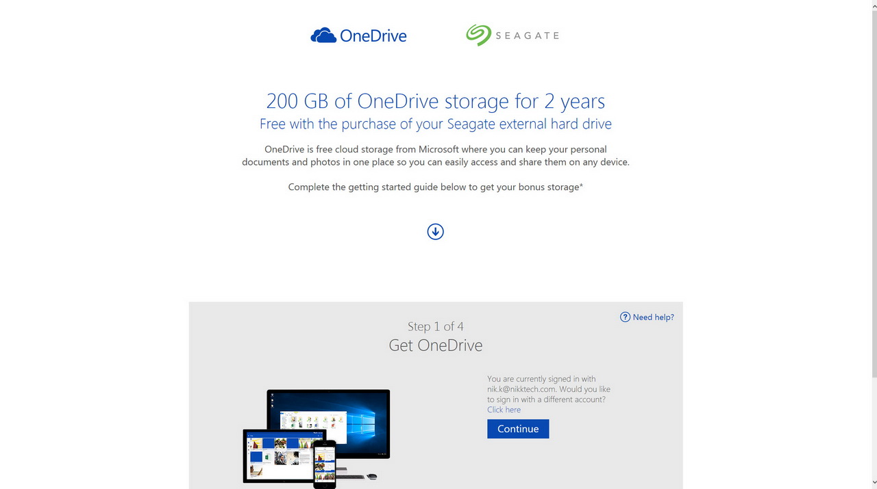 seagate onedrive bonus