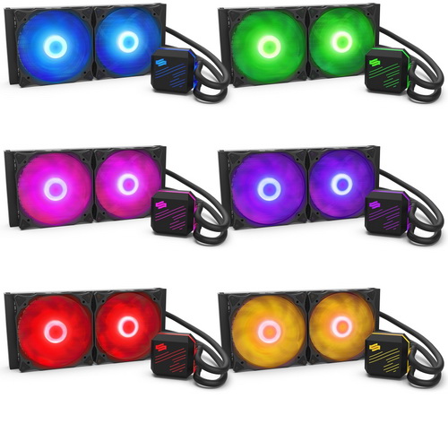 SilentiumPC Navis RGB 280 AIO Liquid CPU Cooler 