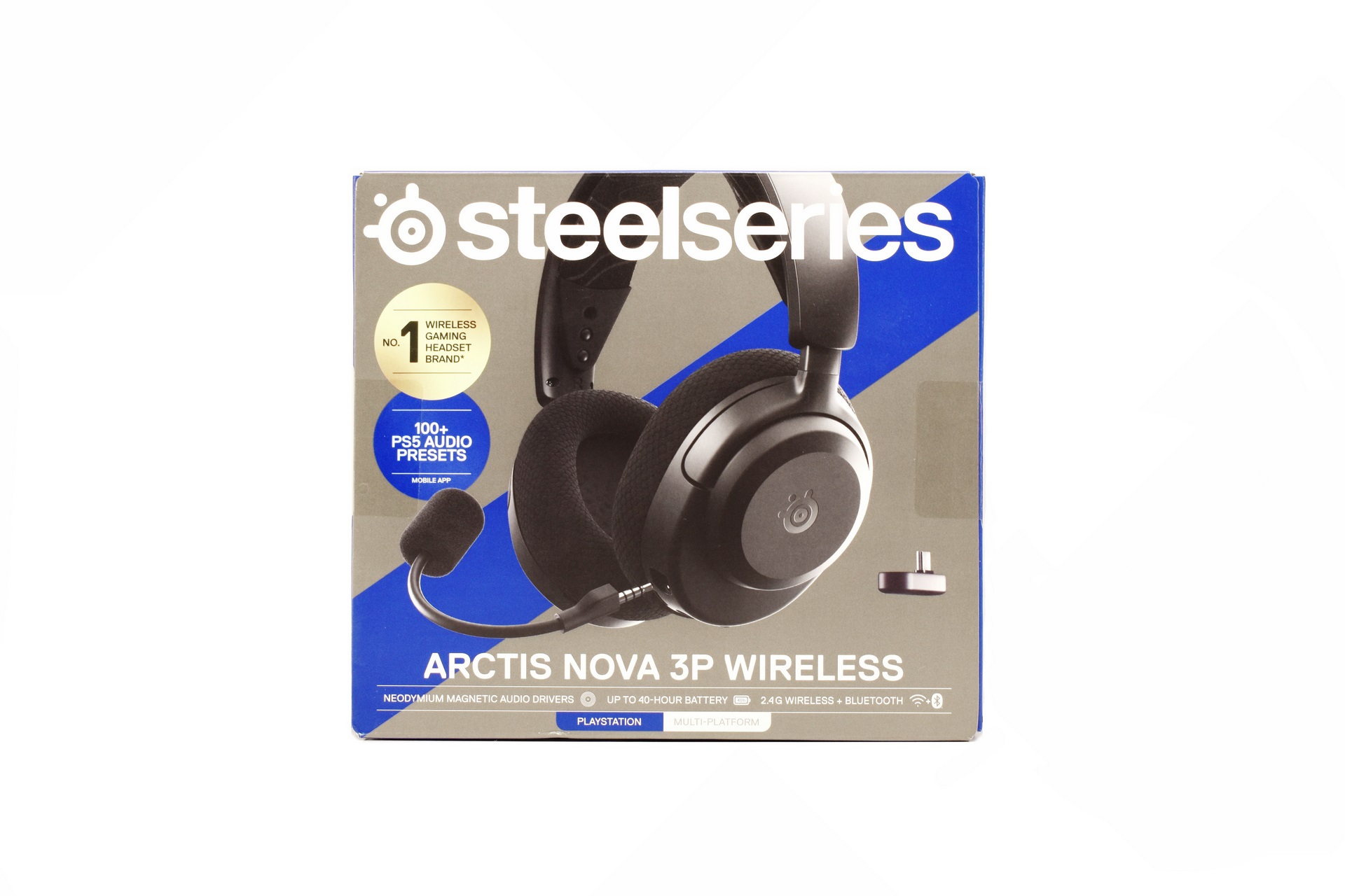 Geekria Shield Hoofdtelefoonhoes voor on-ear/over-ear hoofdtelefoon, vervangende harde schaal reistas met kabelopslag, compatibel met Soundcore, JBL, Bang&Olufsen, Sony-headsets