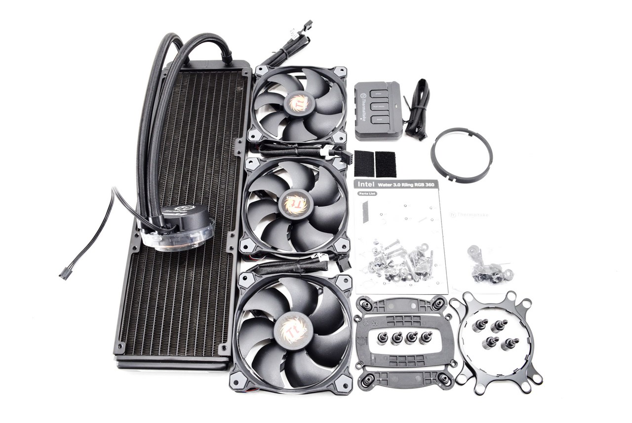 Thermaltake Water 3 0 Riing Rgb 360 Edition Liquid Cpu Cooler Review