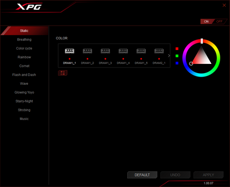 xpg rgb sync 1t